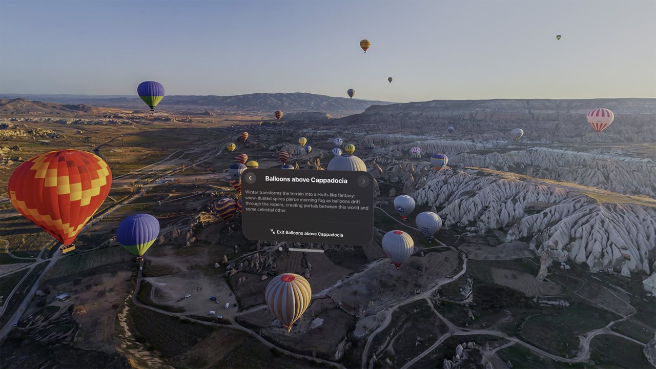 Balloons above Cappadocia